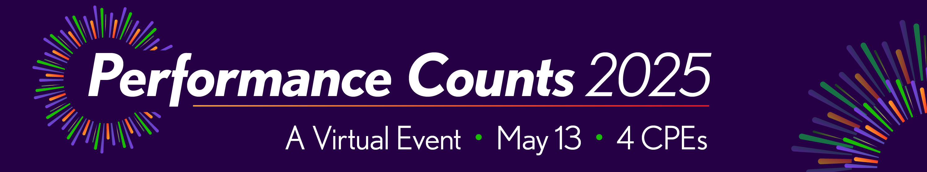 Performance Counts Summit Masthead