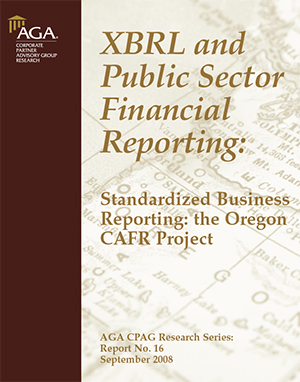 XBRL and Public Sector Financial Reporting